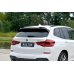 Накладка сплиттер на спойлер багажника на BMW X3 G01 M-Pack